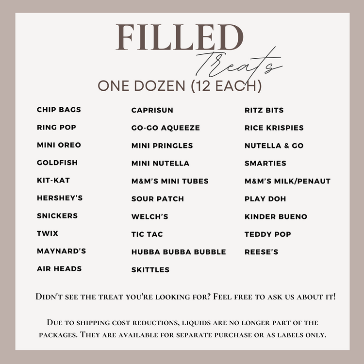 Party Package - Filled Treats