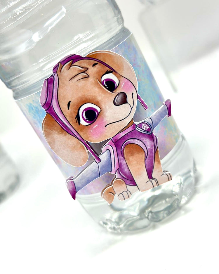 3D Water Bottles Labels