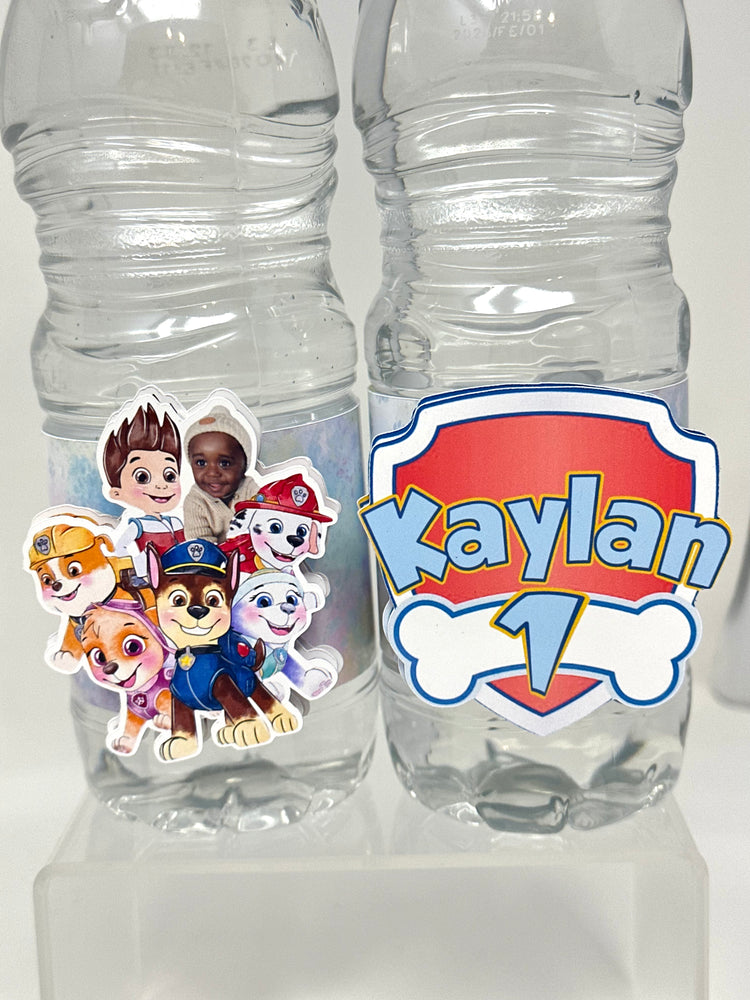 3D Water Bottles Labels