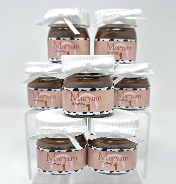 Mini Nutella Jars