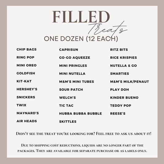 Party Package - Filled Treats