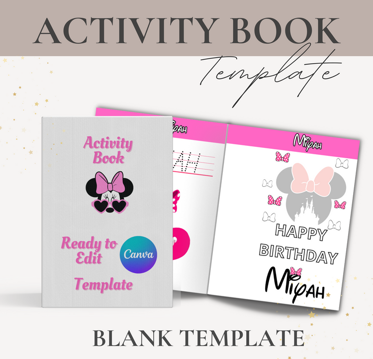 Activity / Coloring Book Blank Template - Canva