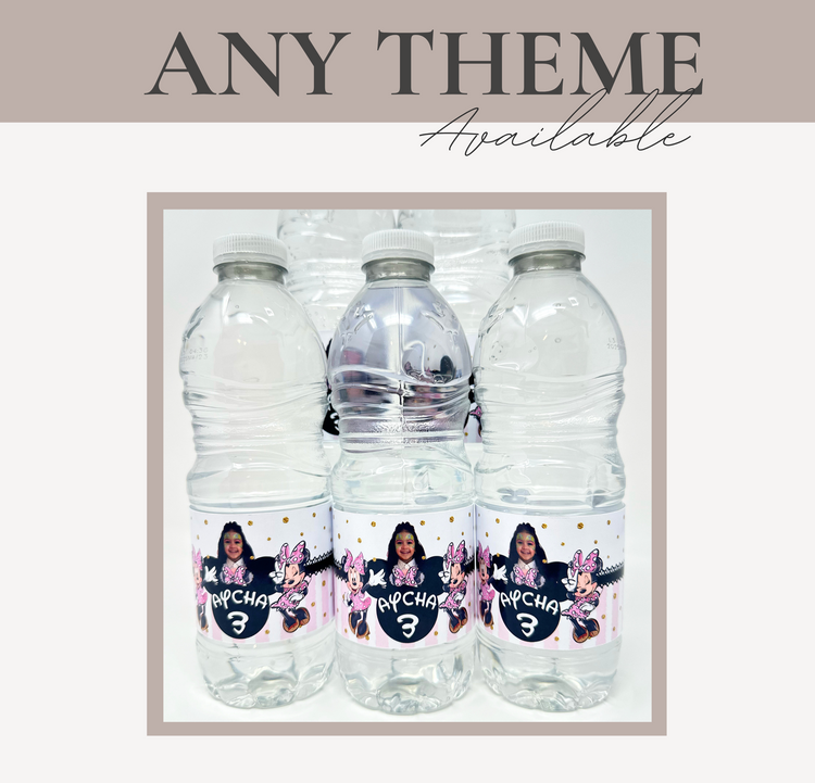 Water Bottles Labels