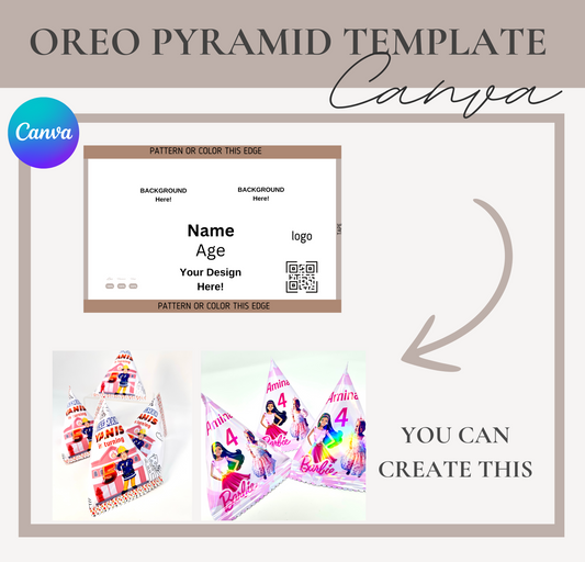 Oreo Pyramid Template - Canva